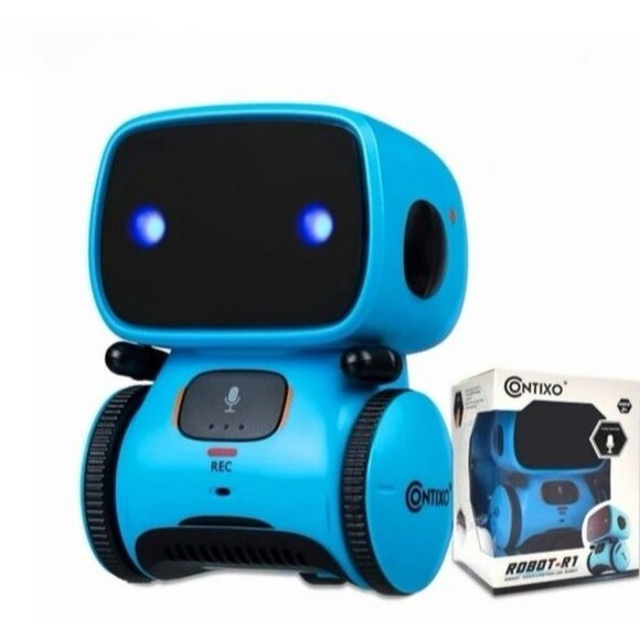 NEW Contixo R1 Robot Toys for Kids Smart Robots for Kids Voice Control Talking - Picture 1 of 12